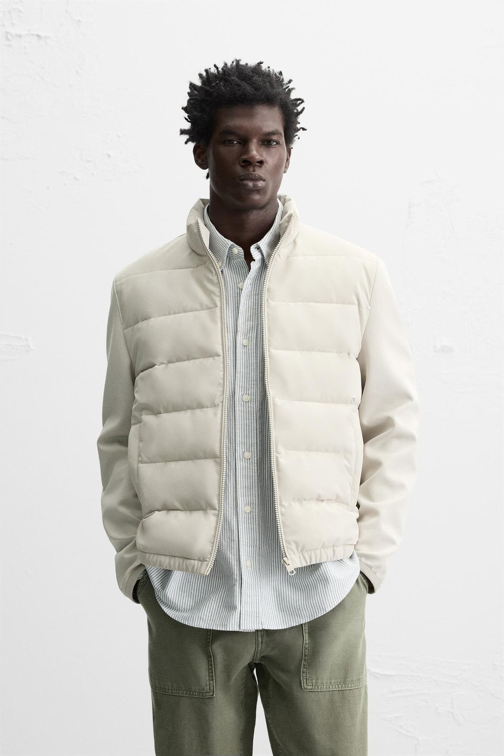 VESTE MATELASSÉE COMBINÉE