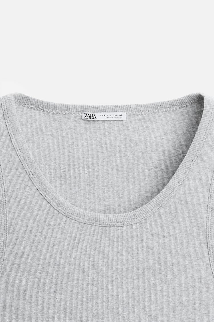 Débardeur Cotelé - Blanc