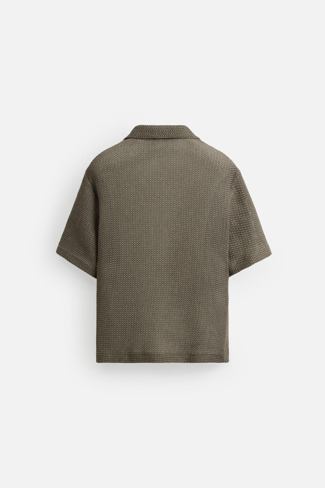 CHEMISE STRUCTURÉE OUVERTE