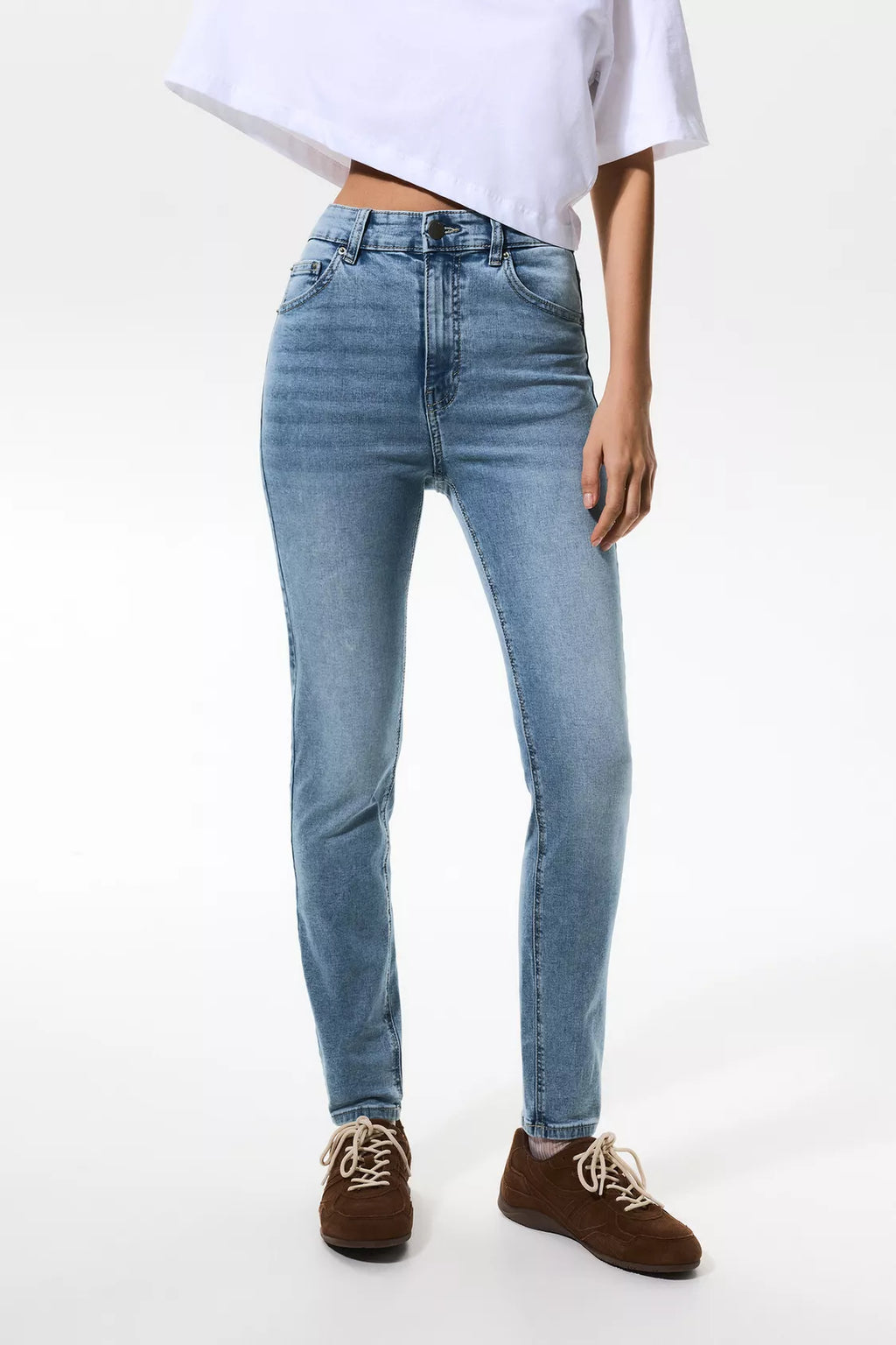 JEANS SKINNY TAILLE HAUTE