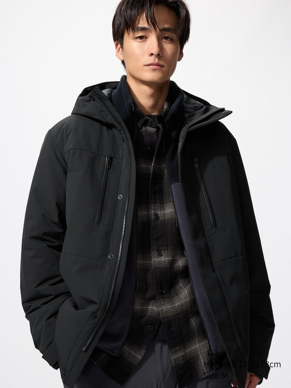 DOUDOUNE HYBRIDE EN TISSU RECYCLÉ