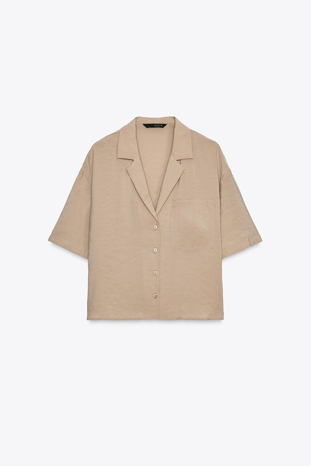 CHEMISE FLUIDE MANCHES COURTES