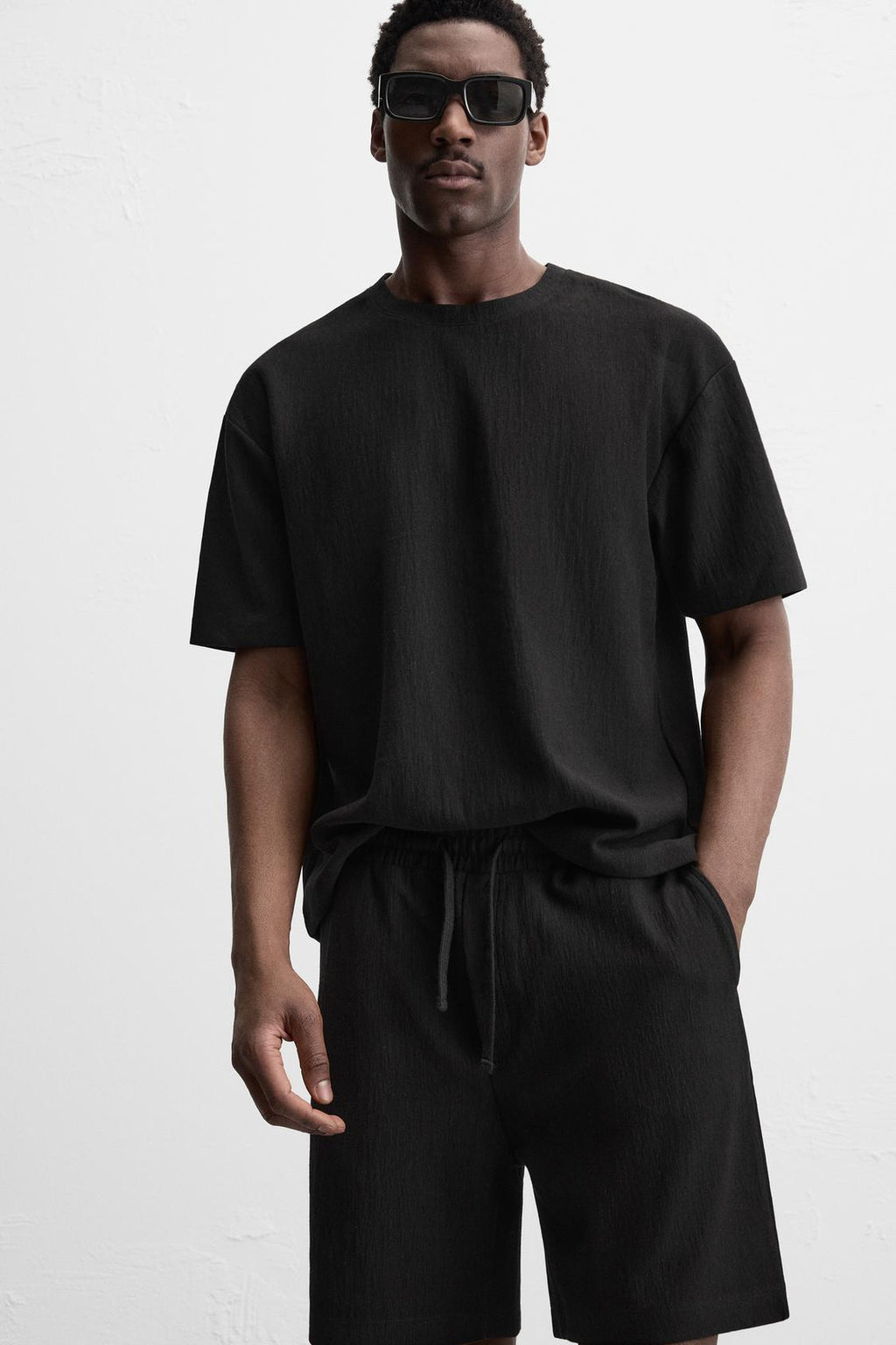 BERMUDA JOGGING STRUCTURÉ