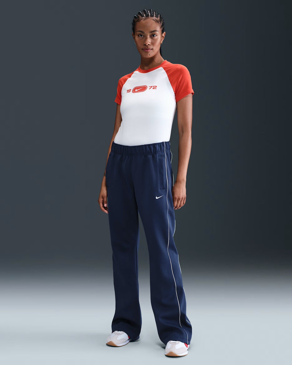 Pantalon En Maille Coupe Slim à Taille Mi-Haute