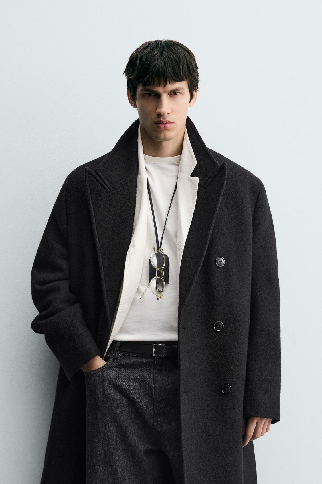 MANTEAU LAINE TEXTURE BOUCLÉ