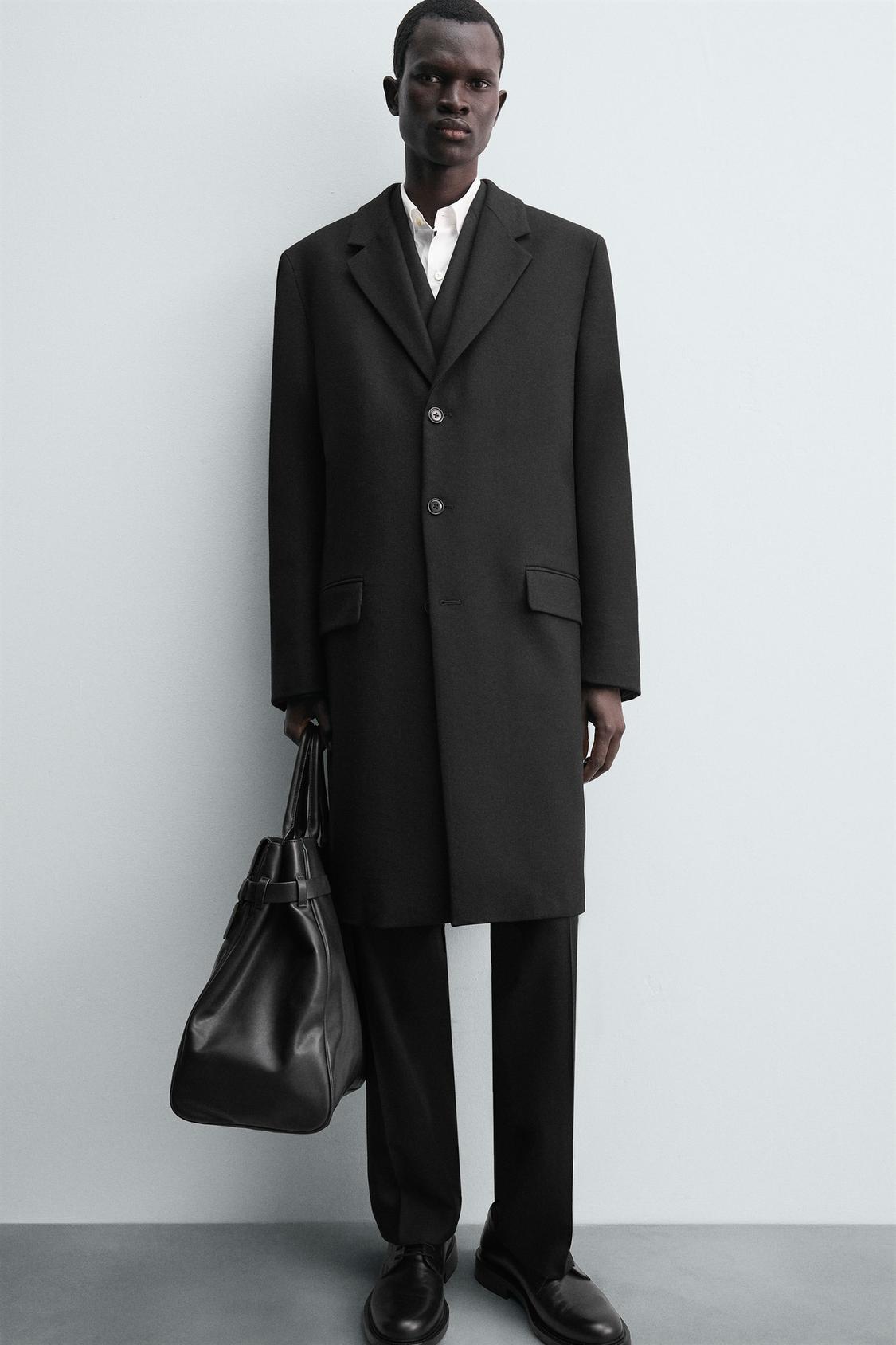 MANTEAU LÉGER 100% LAINE