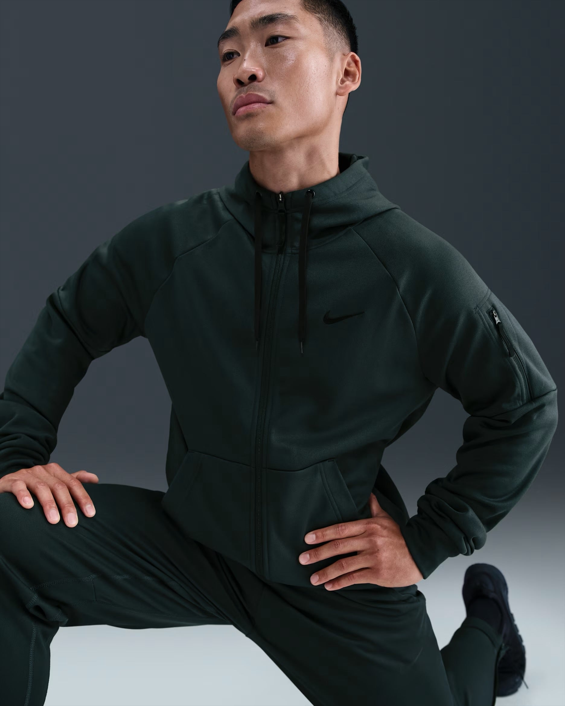 Haut de Fitness à Zip Therma-Fit