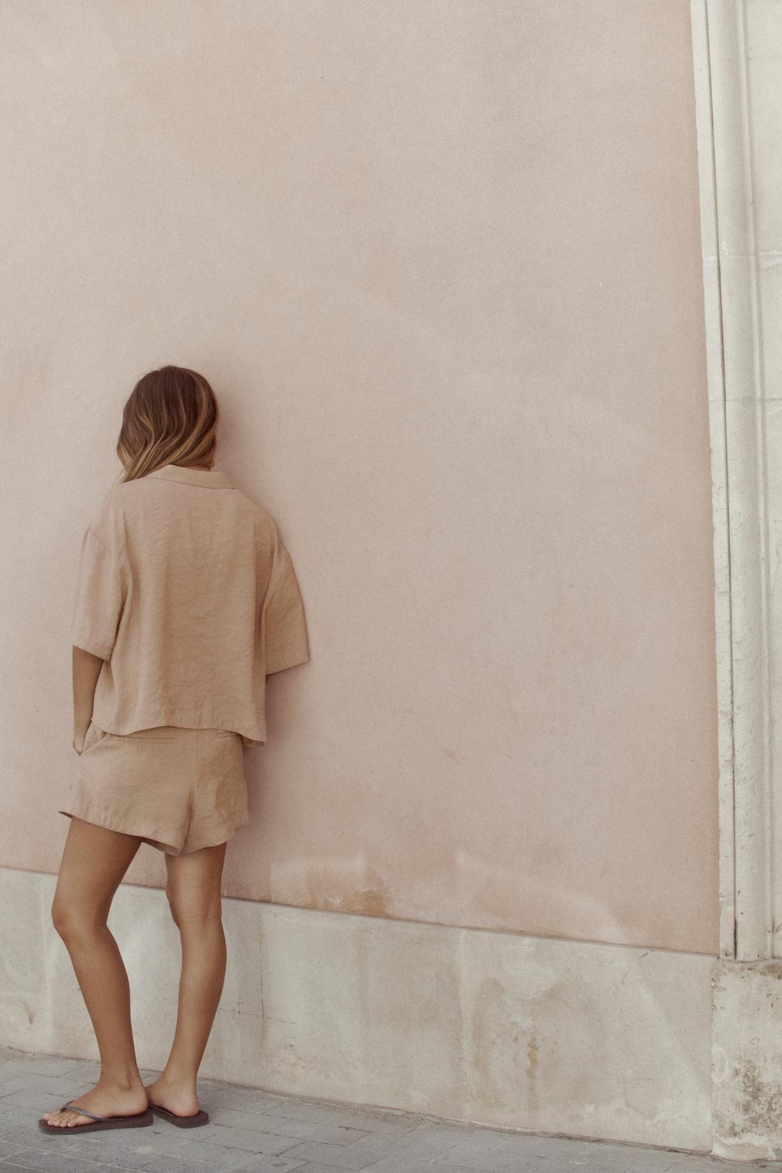 CHEMISE FLUIDE MANCHES COURTES