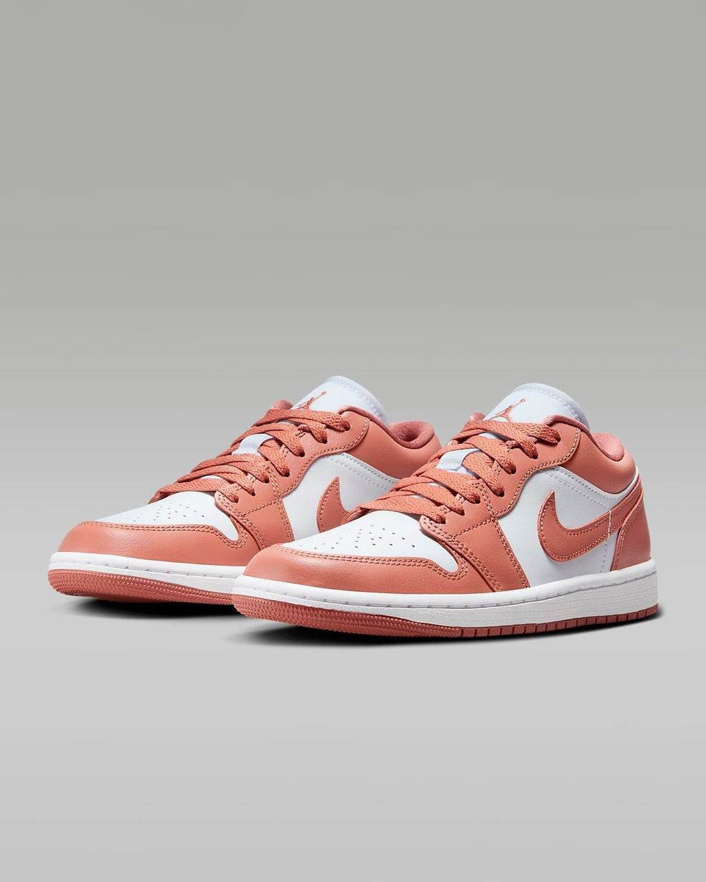 Air Jordan 1 Low - Rose / Blanc