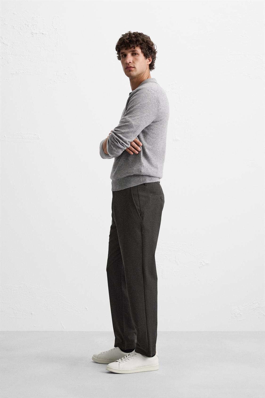 PANTALON À TEXTURE CONFORT