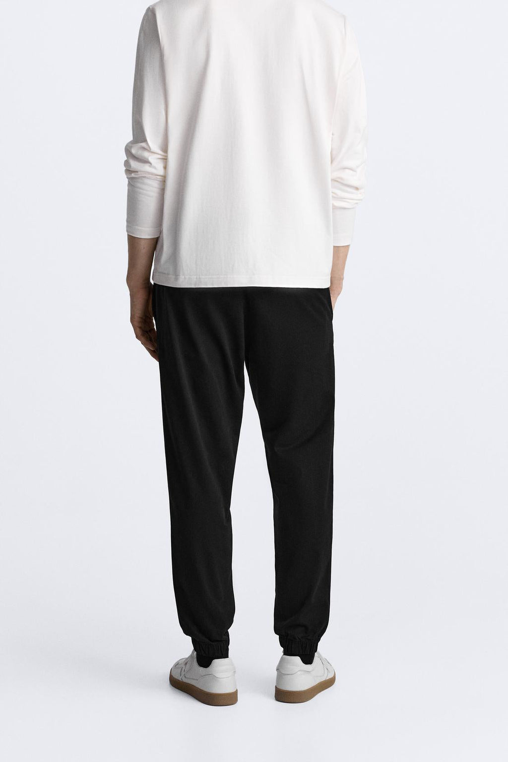 PANTALON DÉLAVÉ AVEC TAILLE JOGGING