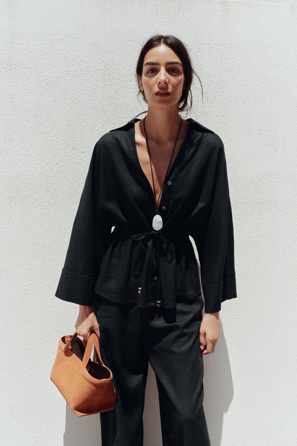 CHEMISE SAFARI AVEC LIN