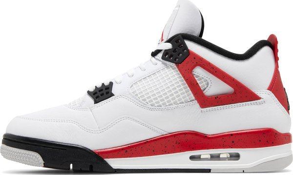 Air Jordan 4 - Blanc / Rouge