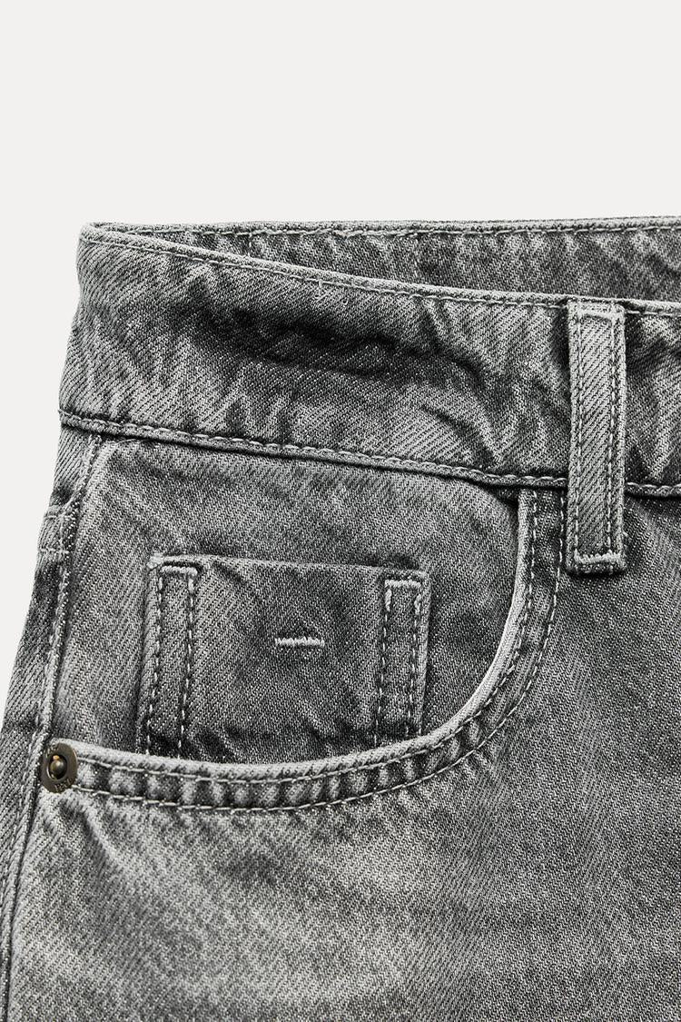 Jean z1975 droit à taille haute - Bleu moyen