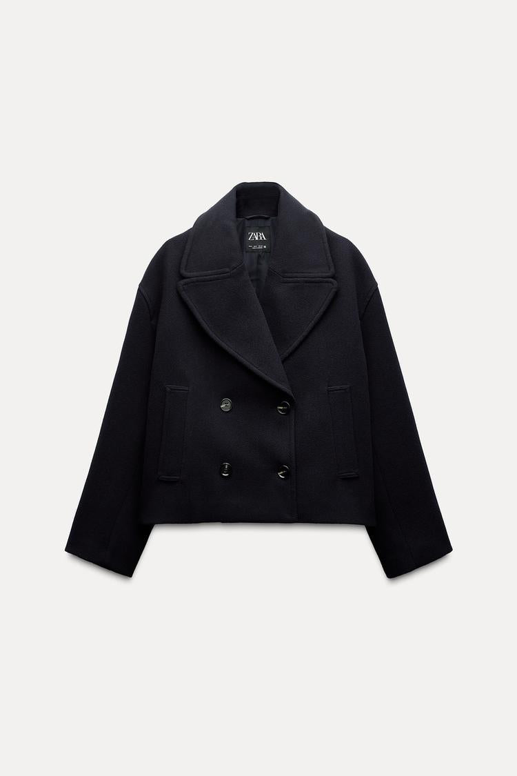 MANTEAU COURT CROISE