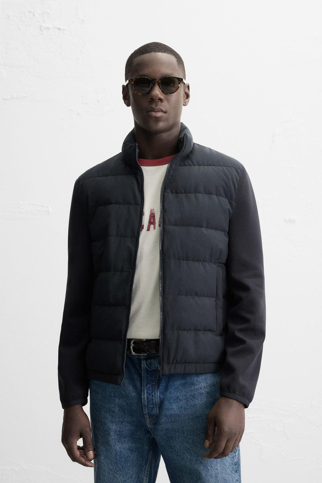 VESTE MATELASSÉE COMBINÉE