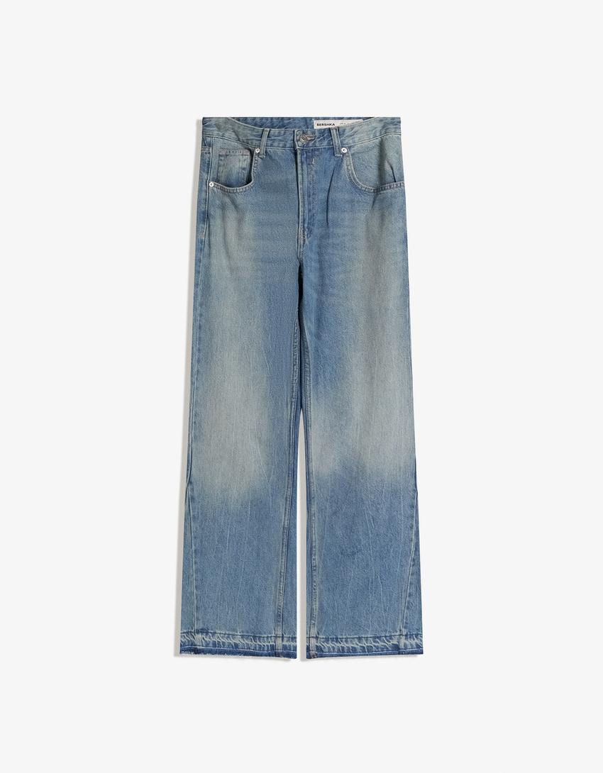 JEANS FLARE FIT STRAIGHT FIT