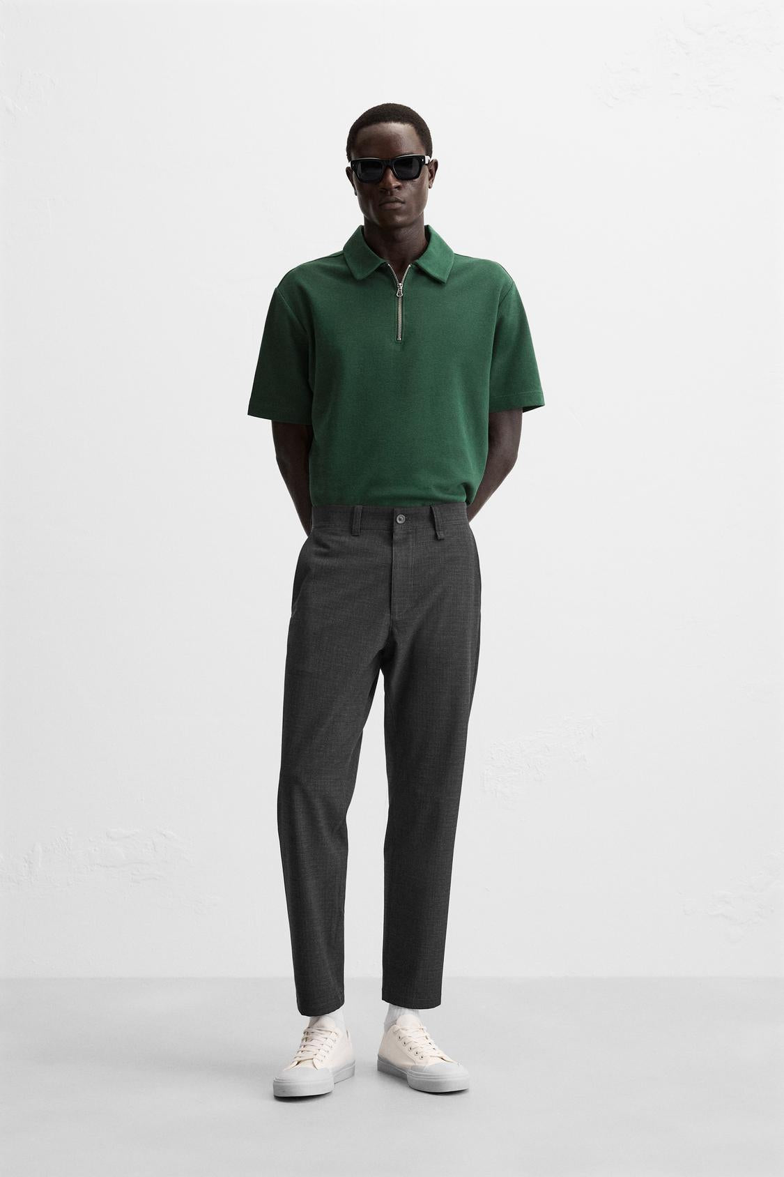 PANTALON À TEXTURE CONFORT