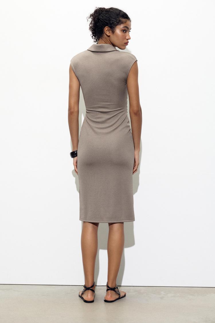 ROBE CHEMISE PIQUÉE