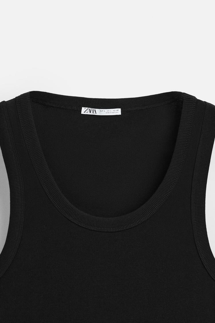 Débardeur Cotelé - Gris