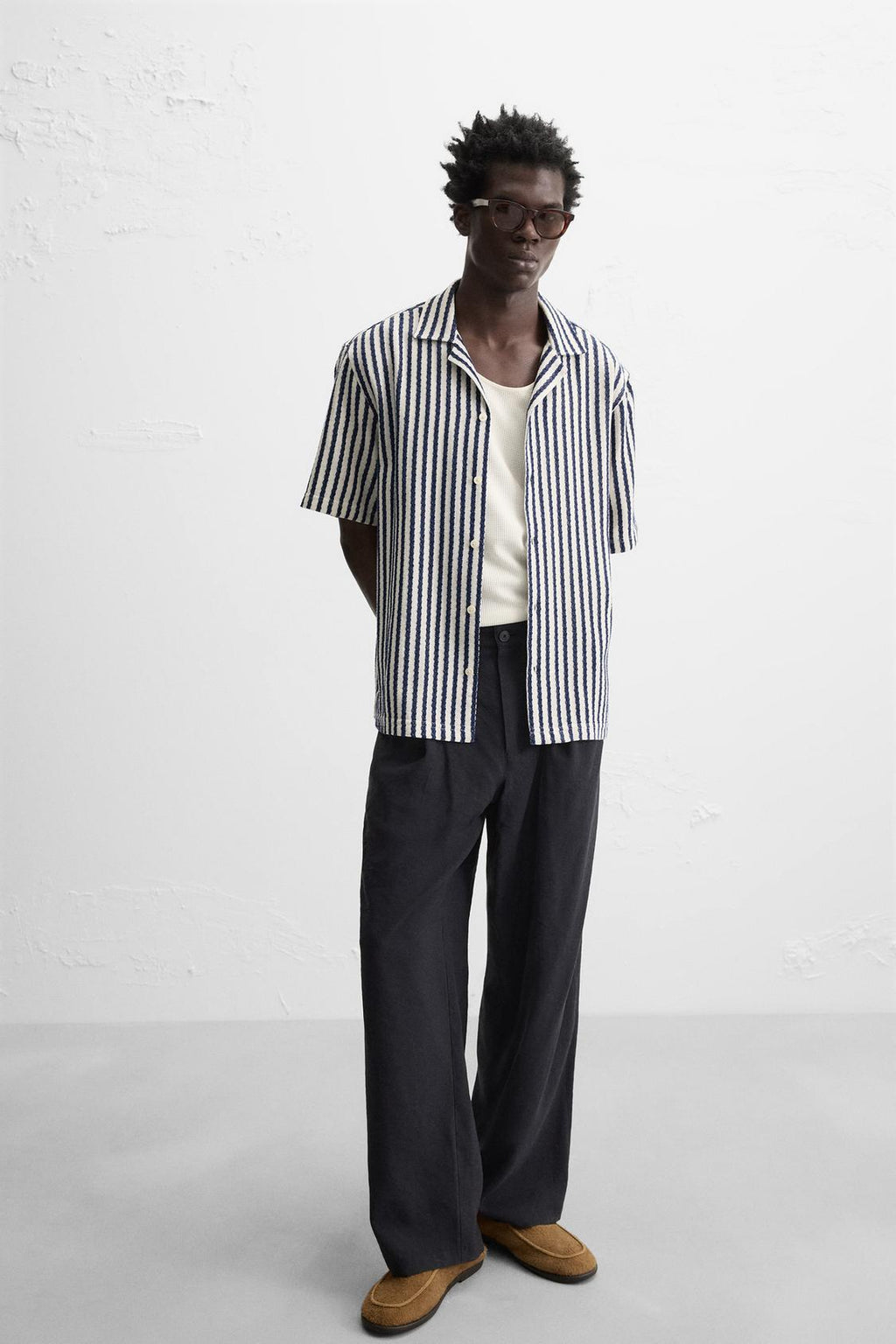 CHEMISE JACQUARD GÉOMÉTRIQUE