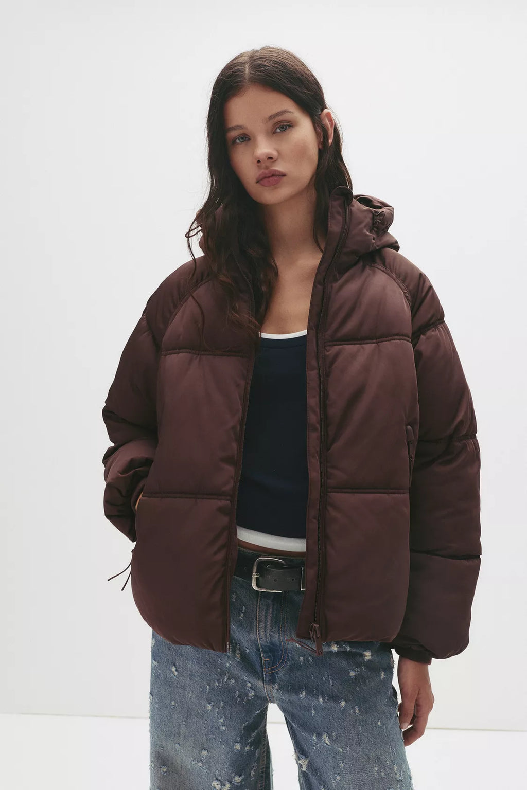 VESTE MATELASSÉE À CAPUCHE