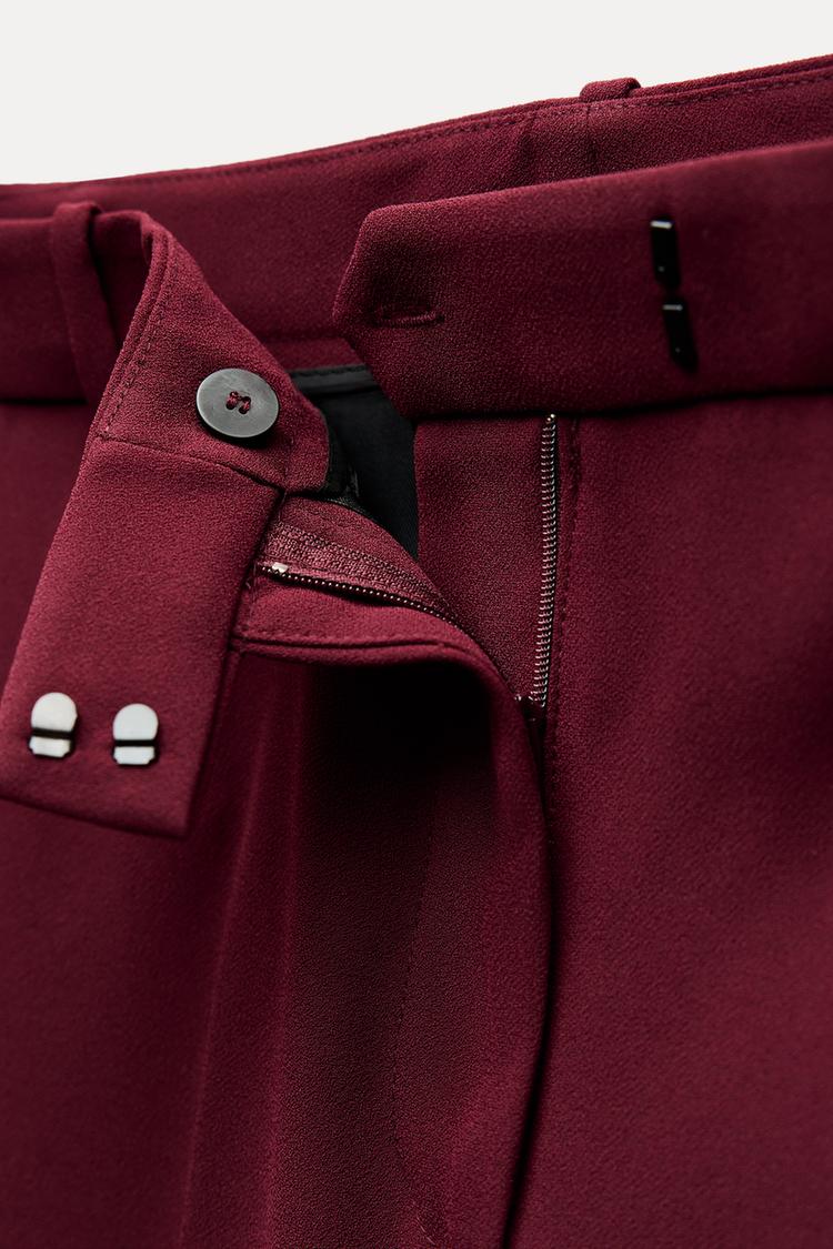 Pantalon droit collection zw - Grenat