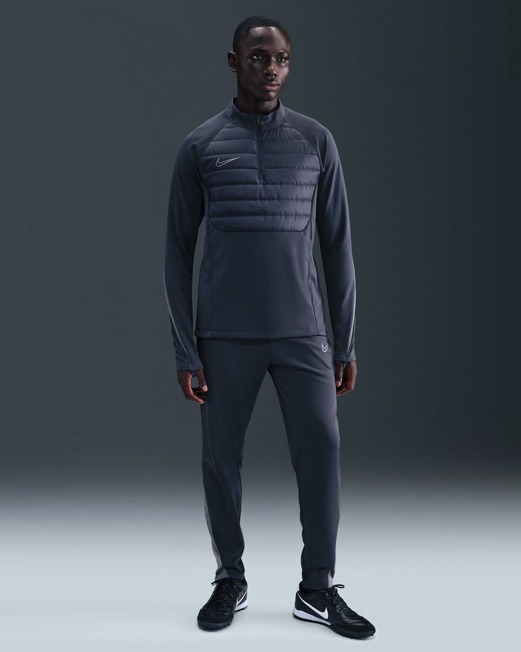 Haut de foot à demi-zip Therma-FIT