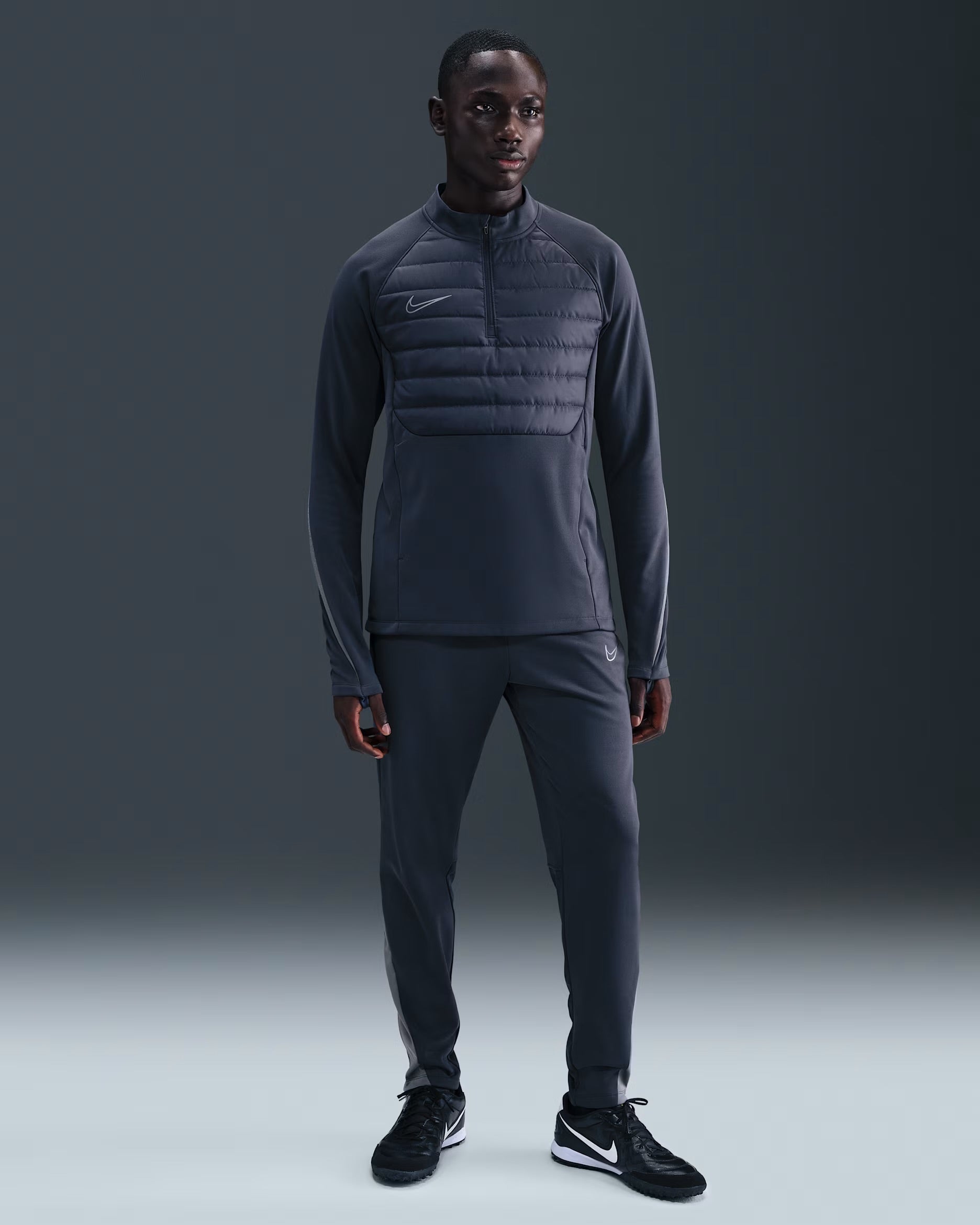 Haut de foot à demi-zip Therma-FIT