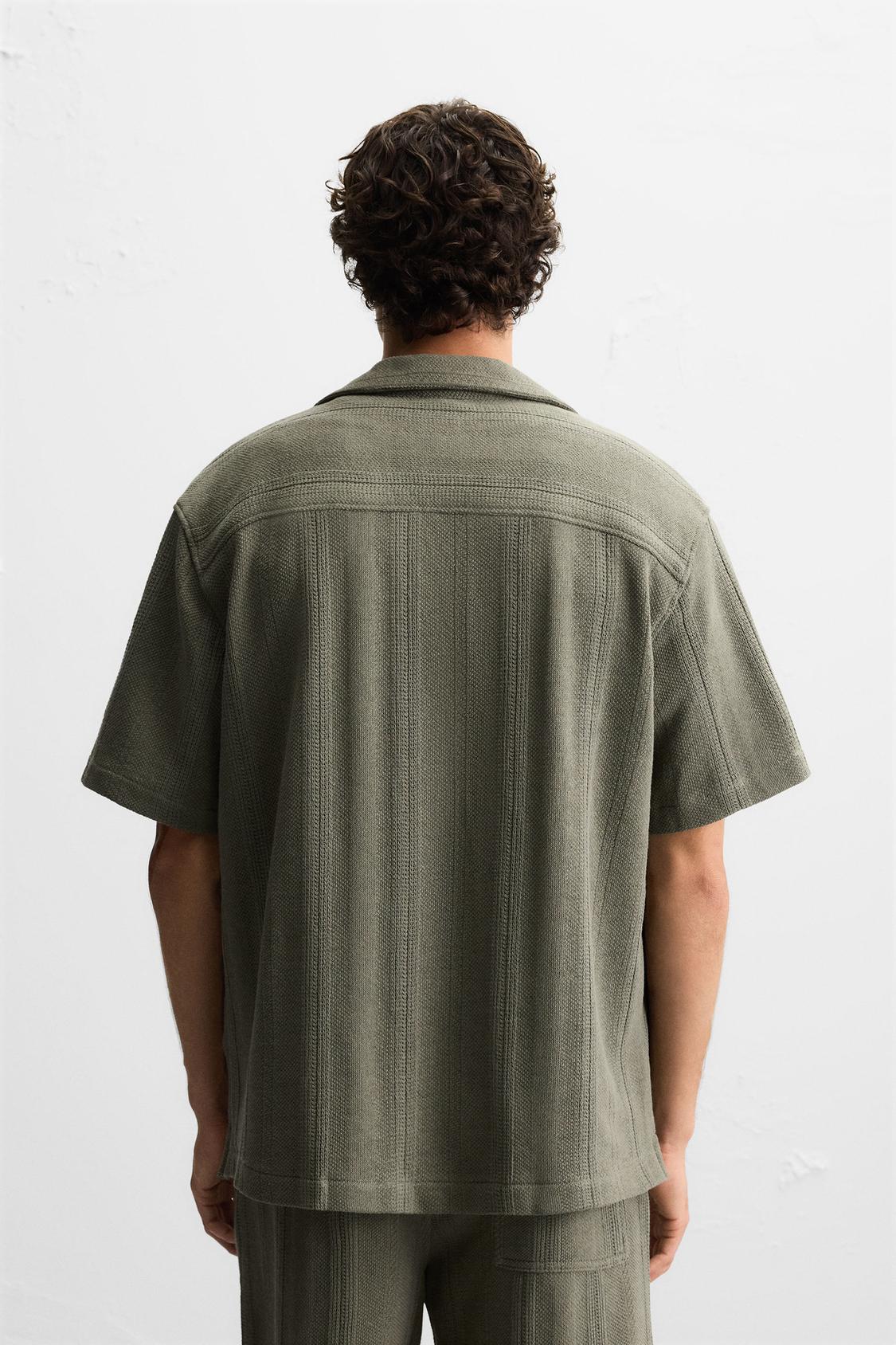 CHEMISE STRUCTURÉE JACQUARD