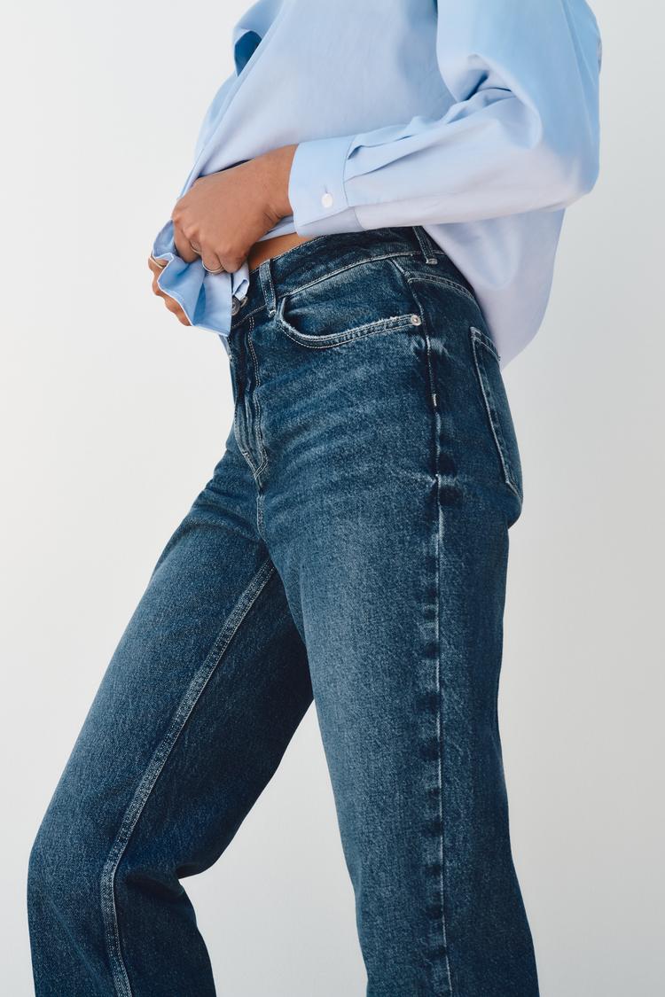 Jean z1975 droit à taille haute - Gris