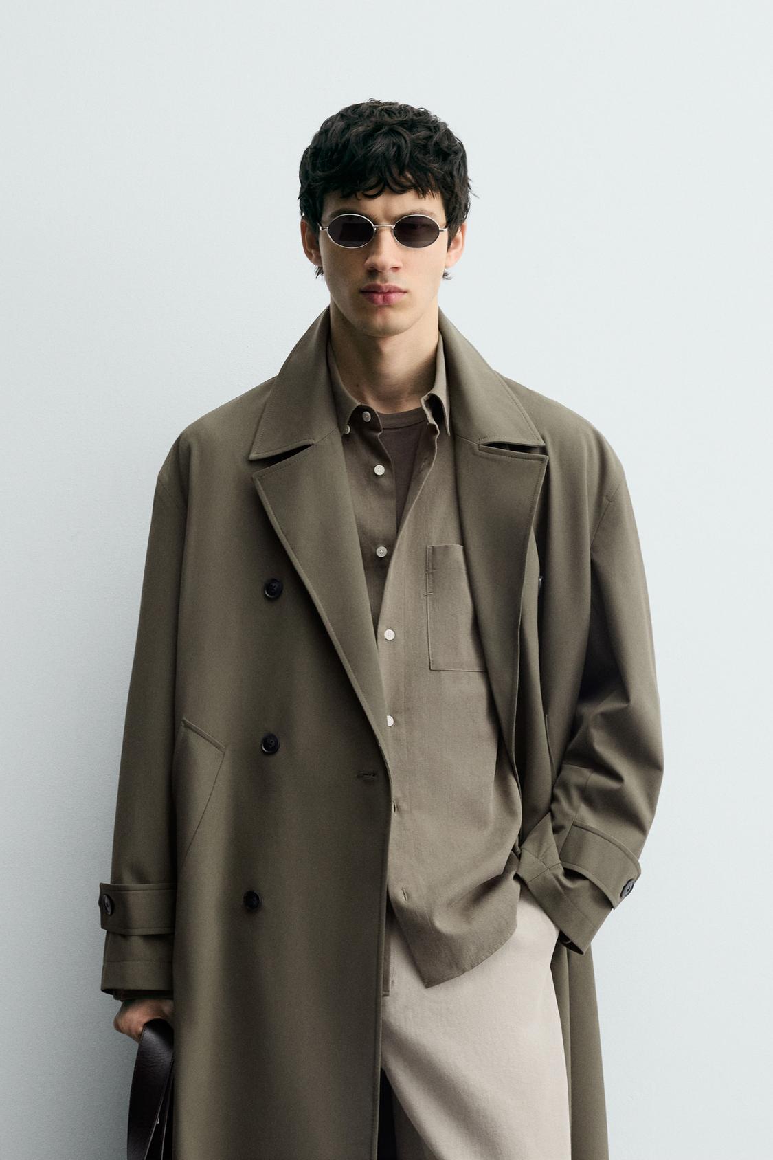 TRENCH FLUIDE COUPE OVERSIZE