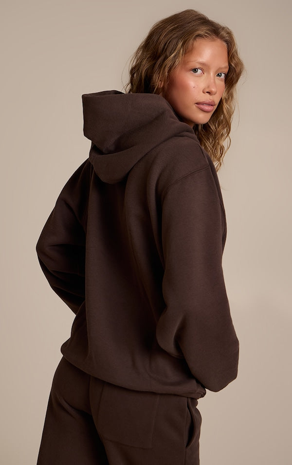 HOODIE PULLOVER EN COTON POLAIRE