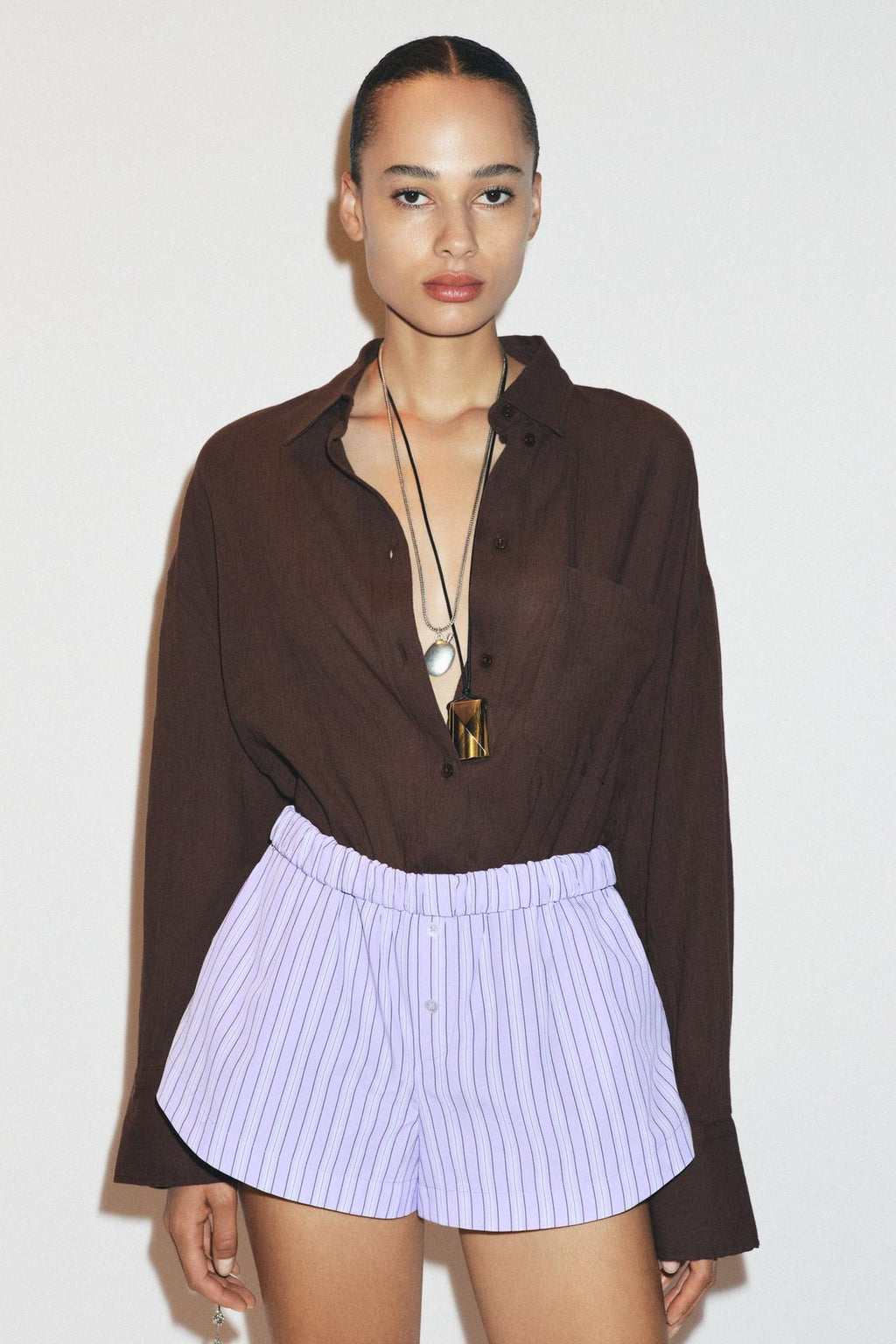 CHEMISE OVERSIZE EN GAZE