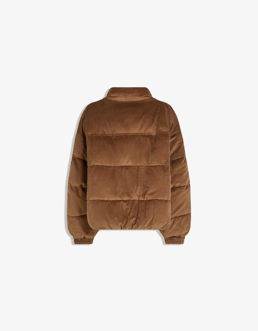 DOUDOUNE EN VELOURS CÔTELÉ