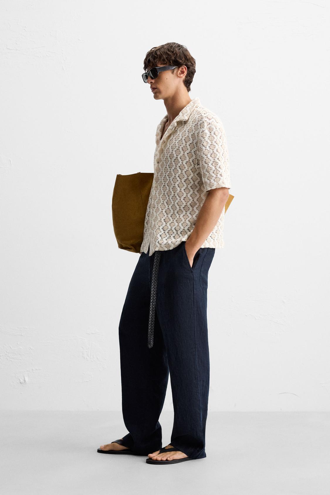 CHEMISE STRUCTURÉE CROCHET