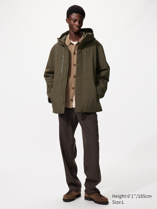 DOUDOUNE HYBRIDE EN TISSU RECYCLÉ