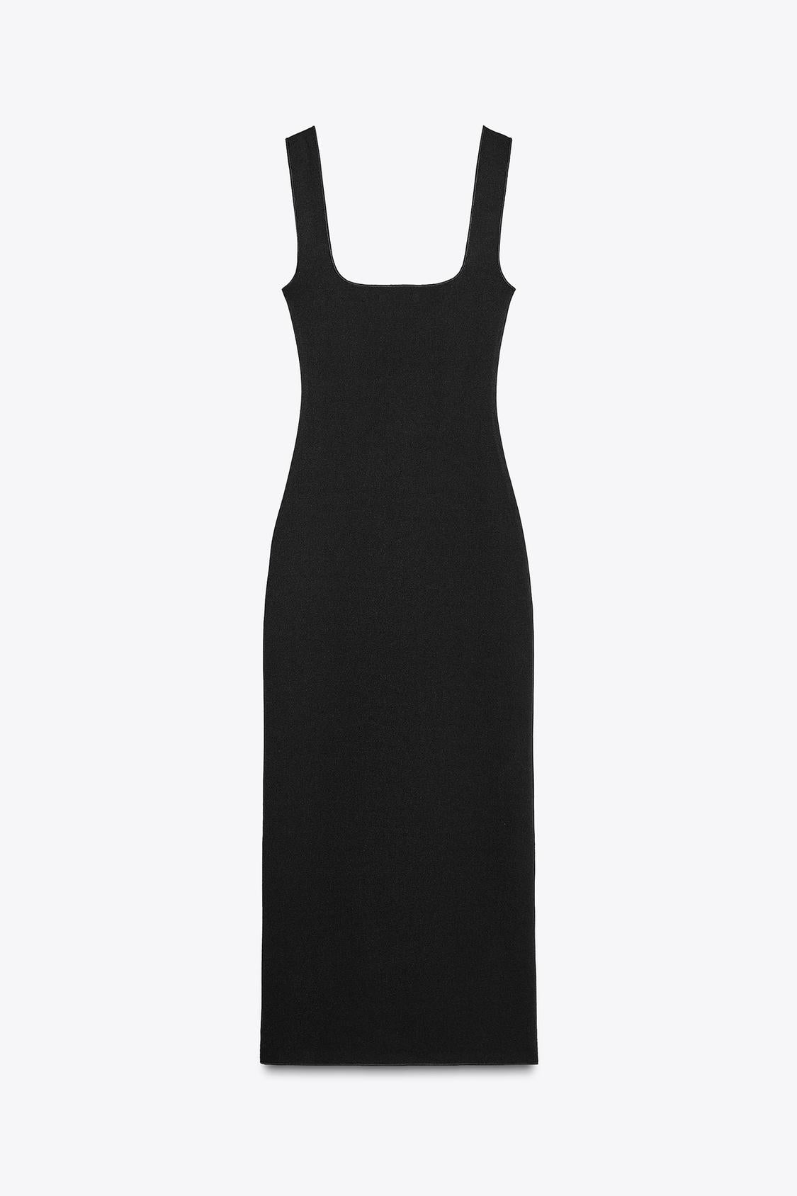 ROBE DECOLLETÉ CARRÉ STRETCH