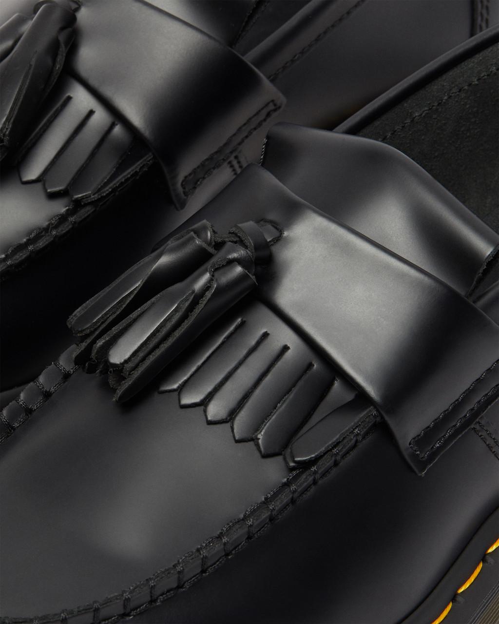 MOCASSINS ADRIAN YELLOW STITCH EN CUIR SMOOTH À PAMPILLES