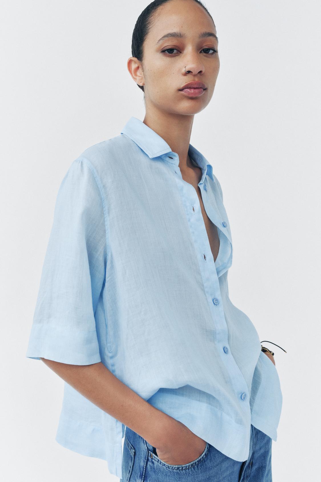 CHEMISE AVEC RAMIE ZW COLLECTION