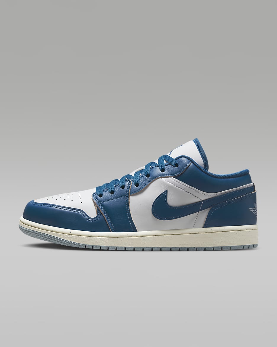 Air Jordan 1 Low - Bleu / Blanc
