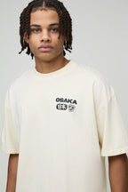 T-Shirt Oversize À Col Montant Et Imprimé Osaka