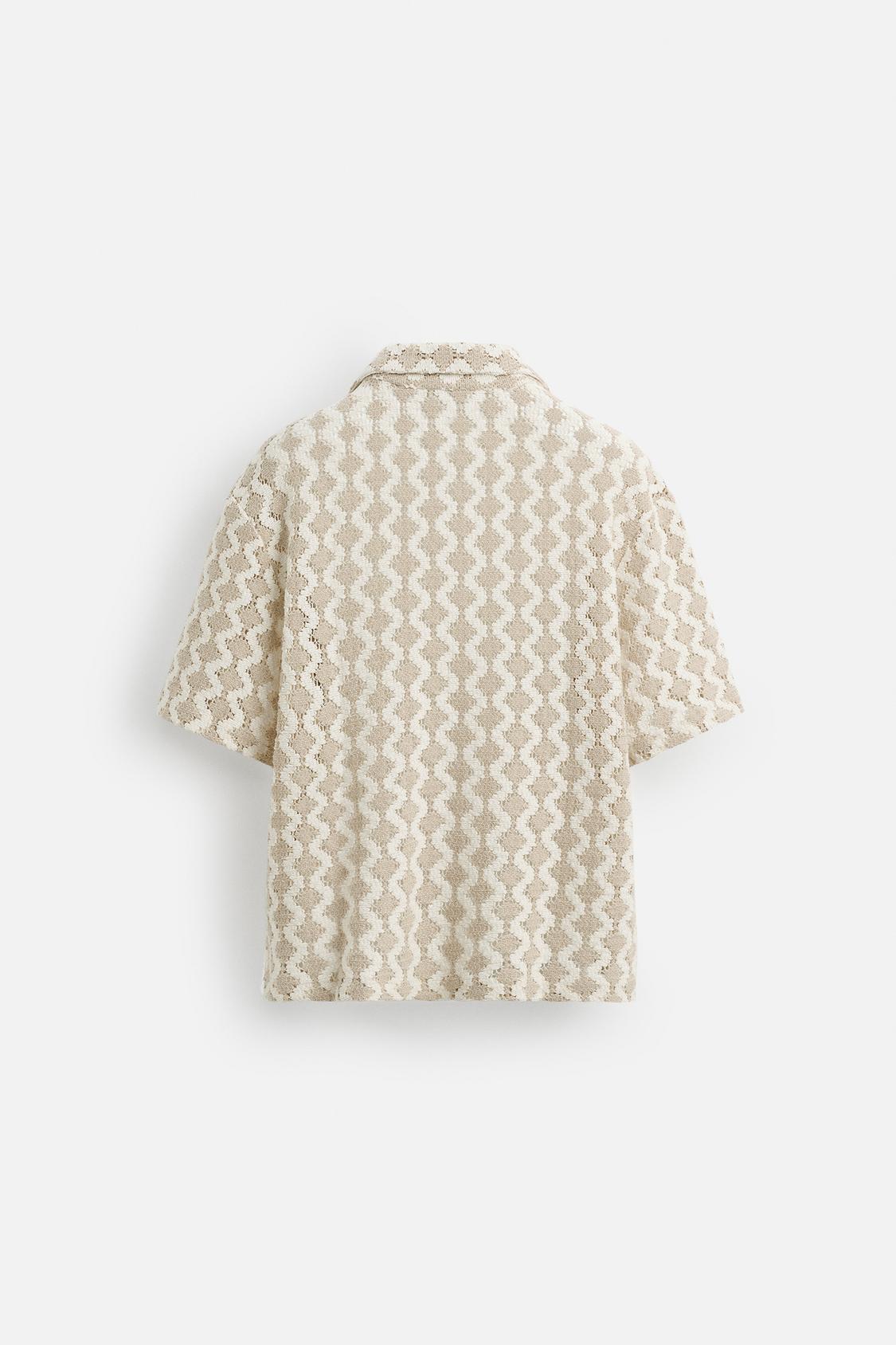 CHEMISE STRUCTURÉE CROCHET