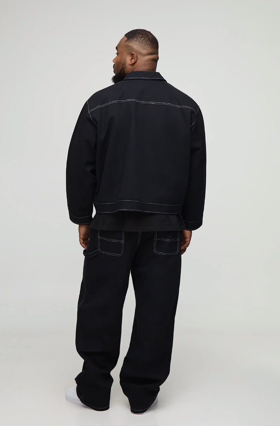 PANTALON DE TRAVAIL LARGE EN TOILE