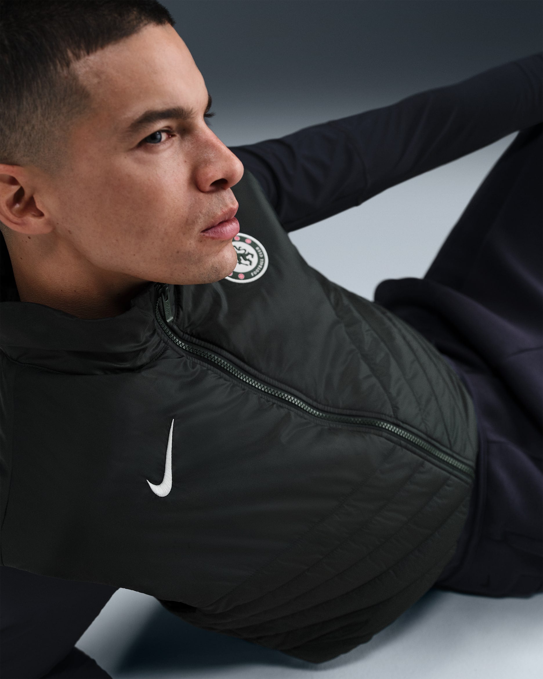 Doudoune sans manches de foot d'épaisseur moyenne Nike Therma-FIT