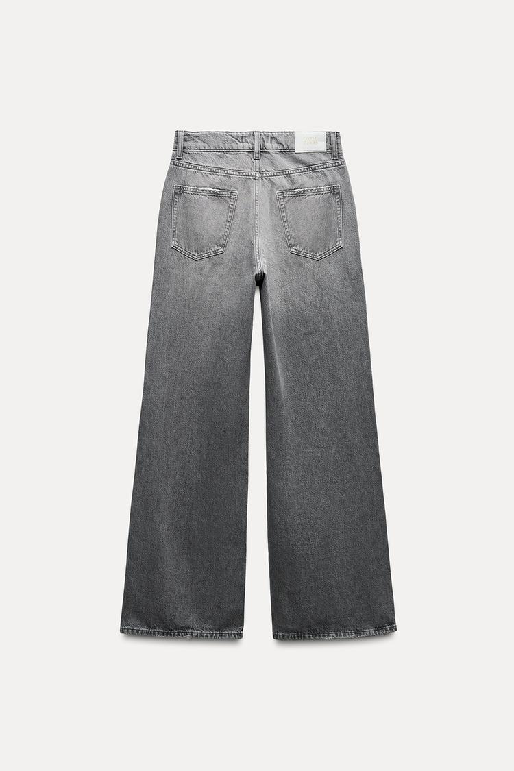 Jean z1975 à coupe large et taille haute - Bleu Moyen