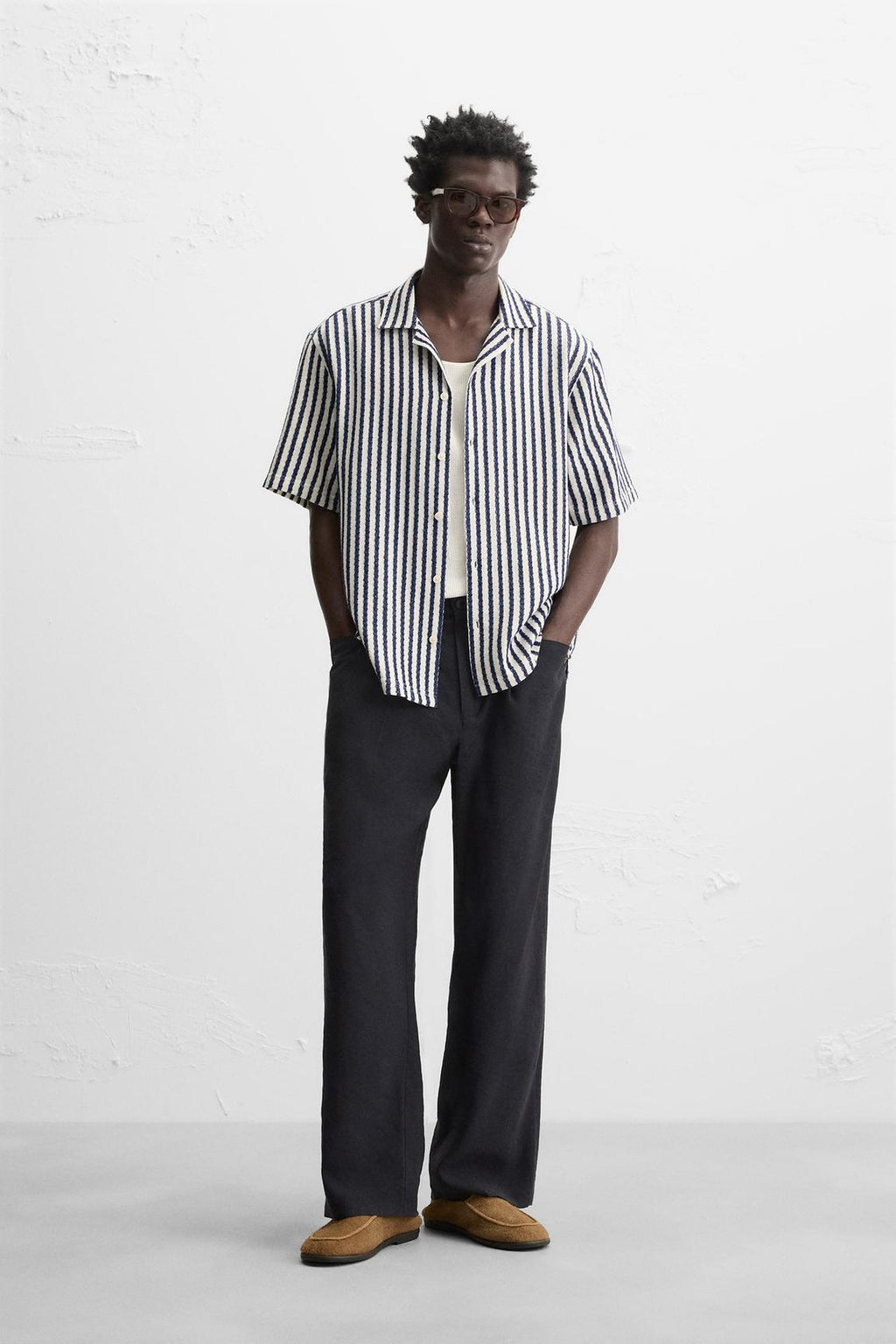 CHEMISE JACQUARD GÉOMÉTRIQUE