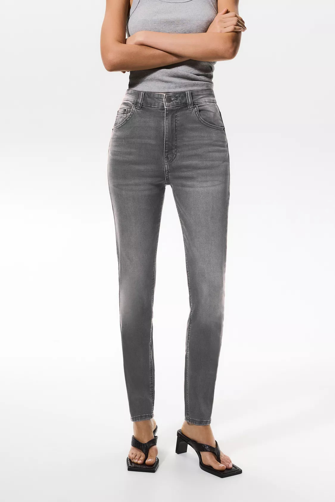 JEANS SKINNY TAILLE HAUTE