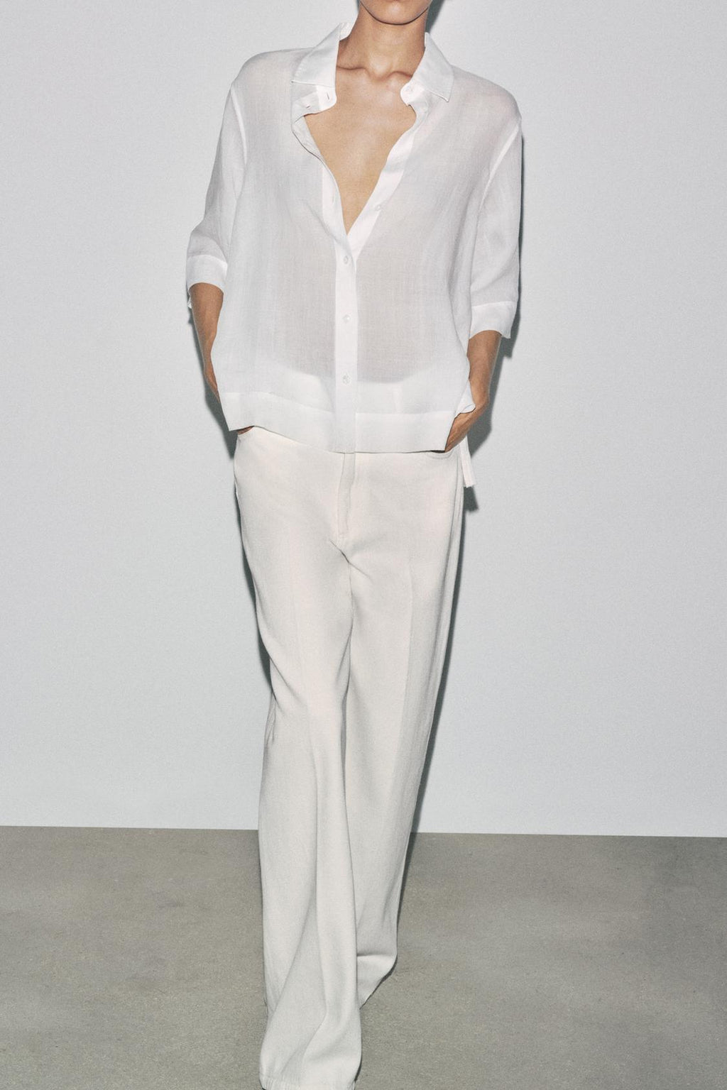 CHEMISE AVEC RAMIE ZW COLLECTION