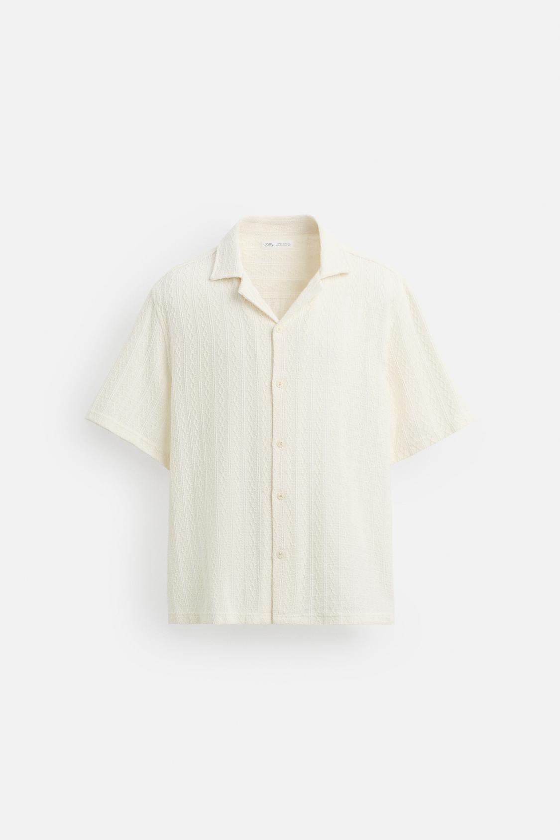 CHEMISE JACQUARD GÉOMÉTRIQUE